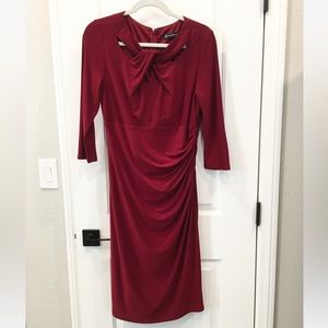 I.N.C International Concepts Ruched Dress Size L